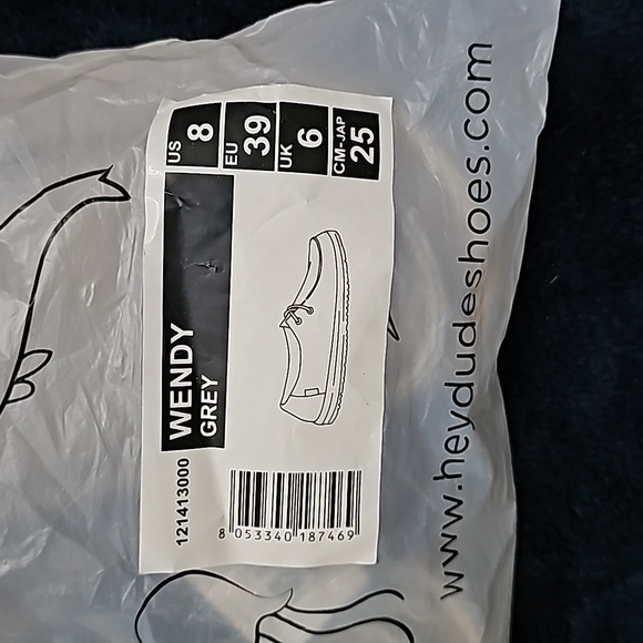 Hey Dude Wendy Slub Canvas Grey - Picture 6 of 6